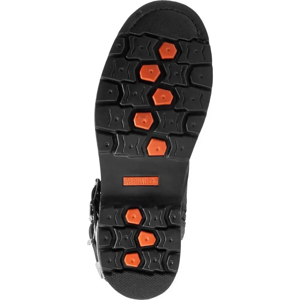 NEW Harley Davidson Stroman Motorcycle Boots Black Leather Biker Riding Mens‎